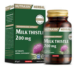 Nutraxin Herbal Milk Thistle 200mg 60 Kapsül