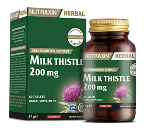 Nutraxin Herbal Milk Thistle 200mg 60 Kapsül - 1