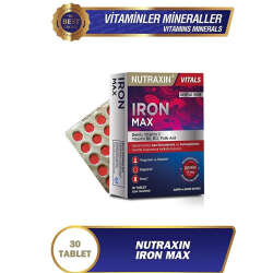 Nutraxin Iron Max Takviye Edici Gıda 30 Tablet - 2