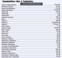 Nutraxin Multivitamin Mineral Immune 60 Tablet - 2