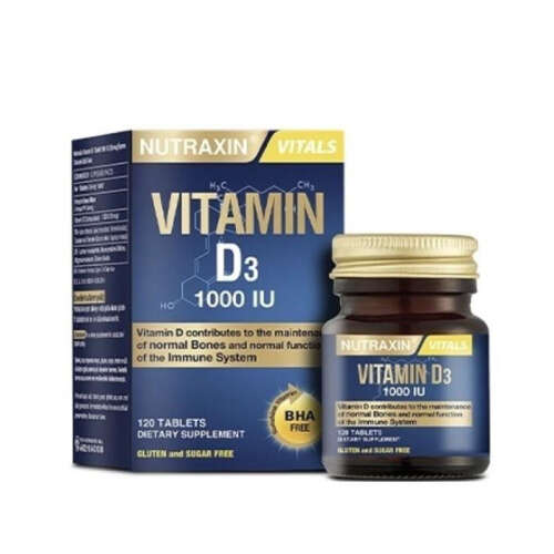 Nutraxin Vitamin D3 120 Tablet - 1