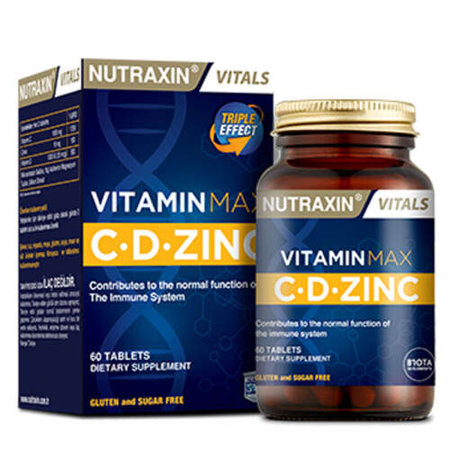 Nutraxin Vitamin Max C.D Çinko 60 Tablet - 1