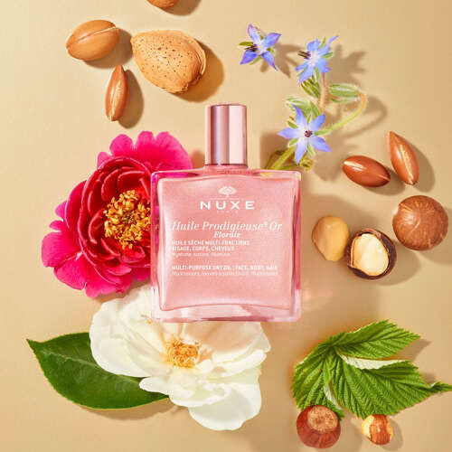 Nuxe Huile Prodigieuse OR Pembe Parıltılı Çiçeksi Çok Amaçlı Kuru Yağ 50 ml - 3