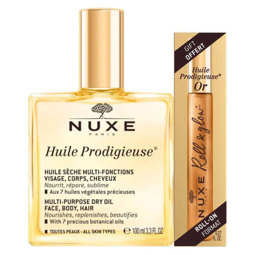 NUXE Huile Prodigieuse SET Roll On And Glow 8 ml HEDİYE - 1