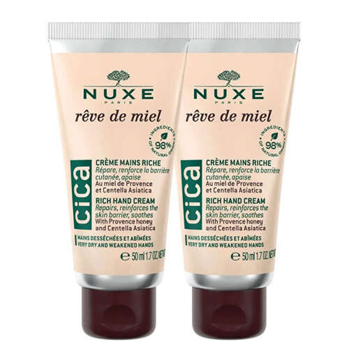 Nuxe Reve De Miel Cica Rich Hand Cream 2x50 ml - 1