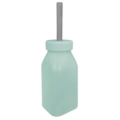 OiOi Şişe + Pipet 6 Ay+ River Green Powder Grey - 1