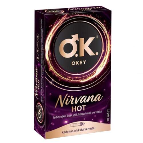 Okey Nirvana Hot Prezervatif 10 Adet - 1