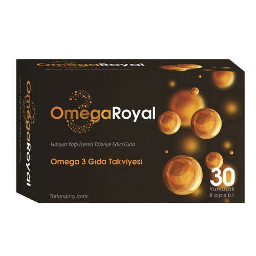 Omega Royal Omega 3 Takviye Edici Gıda 30 Yumuşak Kapsül - 1