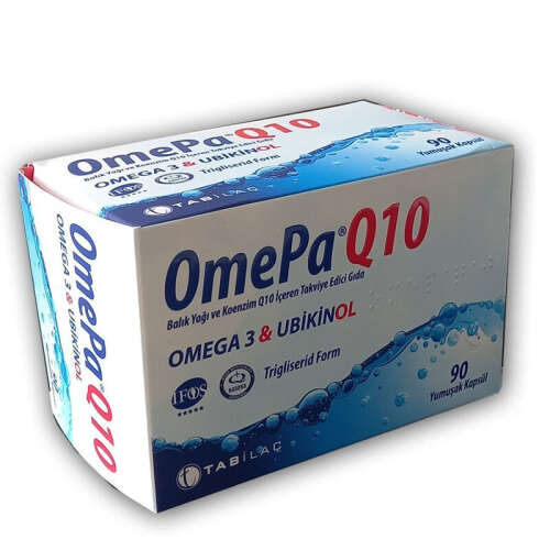 Omepa-Q10 Omega 3 Ubiquinol 90 Kapsül - 1