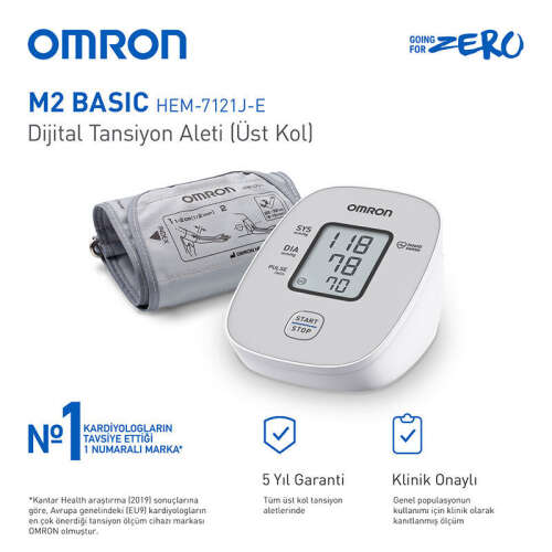 Omron M2 Basic Koldan Ölçer Tansiyon Aleti - 3