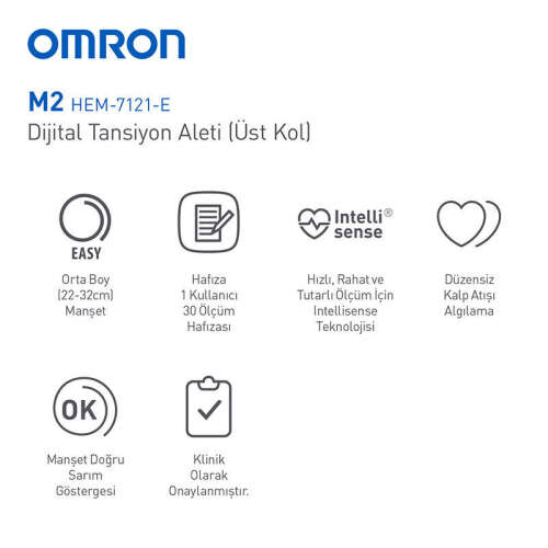 Omron M2 Koldan Ölçer Tansiyon Aleti - 4