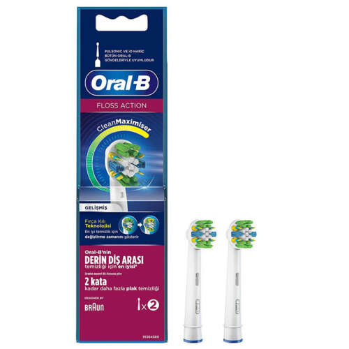 Oral-b Floss Action Diş Fırçası Yedek Başlığı 2 Adet - 1