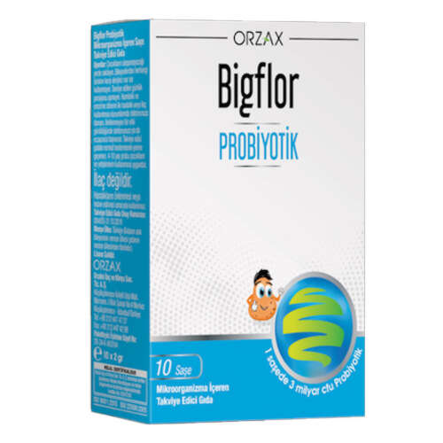 Orzax Bigflor Probiyotik 10 Saşe - 1