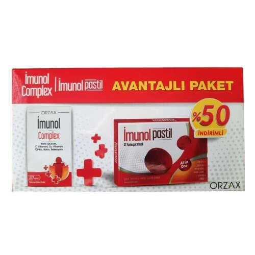 Orzax İmunol Complex + İmunol Pastil Avantajlı Paket - 1