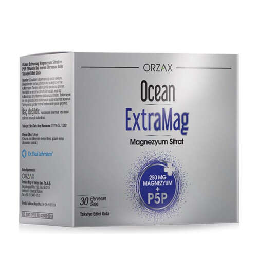 Orzax Ocean Extramag Magnezyum Sitrat Efervesan 30 Saşe - 1