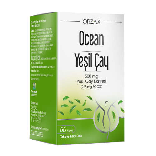 Orzax Ocean Green Tea Takviye Edici Gıda 60 Kapsül - 1