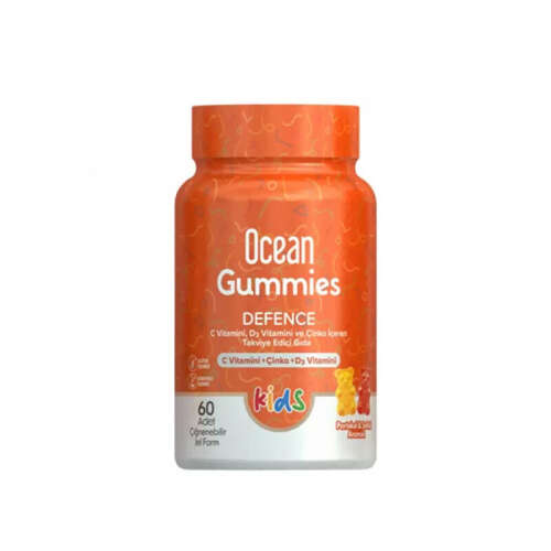 Orzax Ocean Gummies Defence Kids Takviye Edici Gıda 60 Adet Çiğnenebilir Jel Form - 1