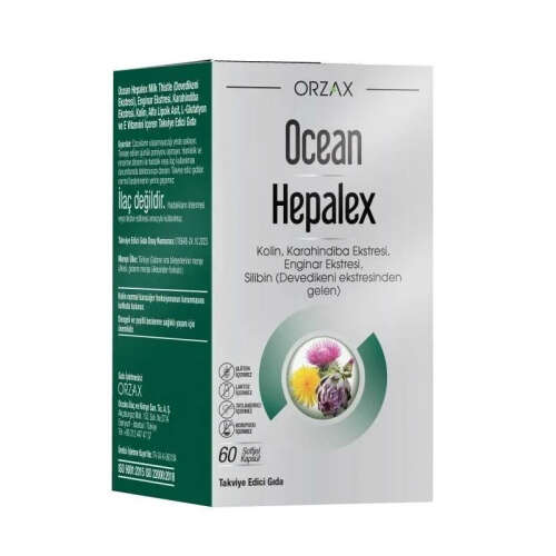 Orzax Ocean Hepalex Takviye Edici Gıda 60 Kapsül - 1