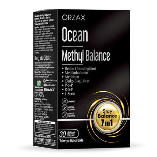 Orzax Ocean Methyl Balance Takviye Edici Gıda 30 Kapsül - 1