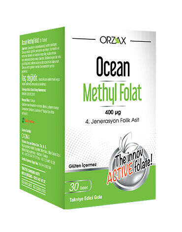 Orzax Ocean Methyl Folat 30 Tablet - 1