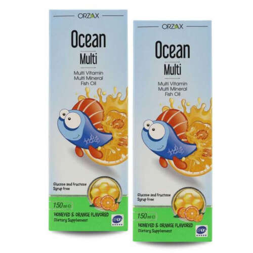 Orzax Ocean Multi Ballı - Portakal Aromalı Takviye Edici Şurup 150 ml 2.'si %50 İNDİRİMLİ - 1