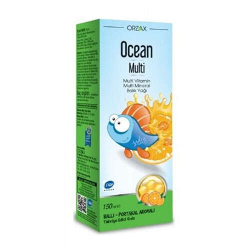 Orzax Ocean Multi Şurup 150 ml - Ballı Portakallı - 1