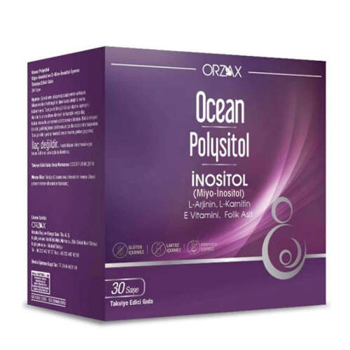 Orzax Ocean Polysitol Takviye Edici Gıda 30 Saşe - Folik Asit 400 μg - 1