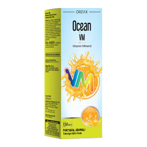 Orzax Ocean Vitamin Mineral - Portakal Aromalı 150ml - 1