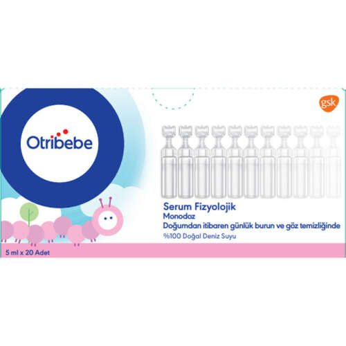 Otribebe Monodoz Serum Fizyolojik %100 Doğal Deniz Suyu 5 ml x 20 Flakon - 2