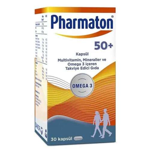 Pharmaton 50+ Plus Takviye Edici Gıda 30 Kapsül - 1