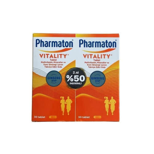 Pharmaton Vitality 30 Tablet Avantajlı 2'li Paket - 1