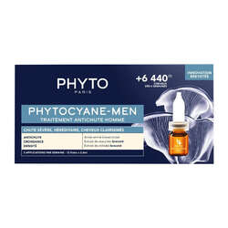 Phyto Phytocyane-Men Erkekler İçin Saç Dökülme Karşıtı Bakım 12 Ampül x 3,5 ml