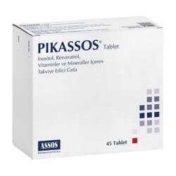 Pikassos İnositol ve Resveratrol 45 Tablet