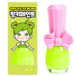 Pinky Cosmetic Çocuklar İçin Soyulabilir Oje - Neon Green - Thumbnail