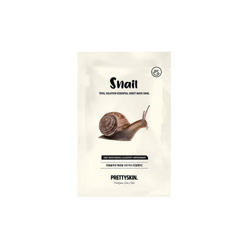 Prettyskin Total Solution Essential Sheet Mask - Snail 23 g - 1