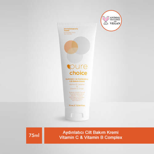 Pure Choice Vitamin C ve Vitamin B Complex Cilt Bakım Kremi 75 ml - 1