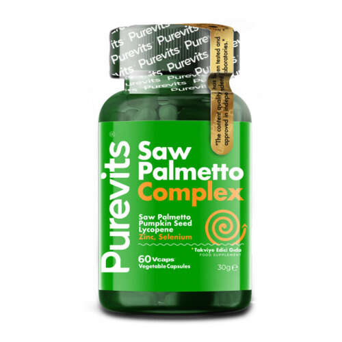 Purevits Saw Palmetto Complex 60 Vegan Kapsül - 1