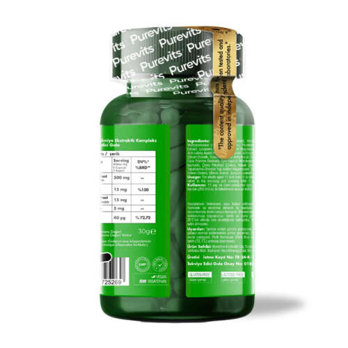 Purevits Saw Palmetto Complex 60 Vegan Kapsül - 2