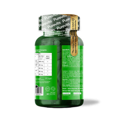 Purevits St. Johns Wort Complex 500 mg Takviye Edici Gıda 60 Vegan Kapsül - 2