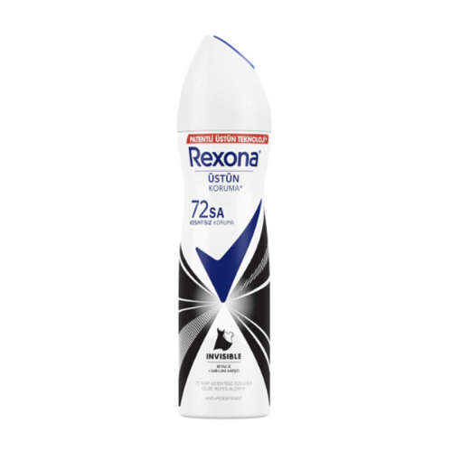 Rexona Invisible Black White Kadın Sprey Deodorant 150 ml - 1