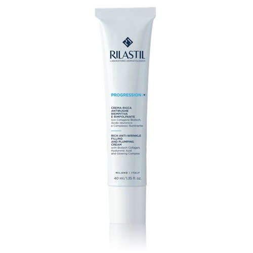 Rilastil Progression+ Rich Anti Wrinkle Filling and Plumping Cream 40 ml - 1