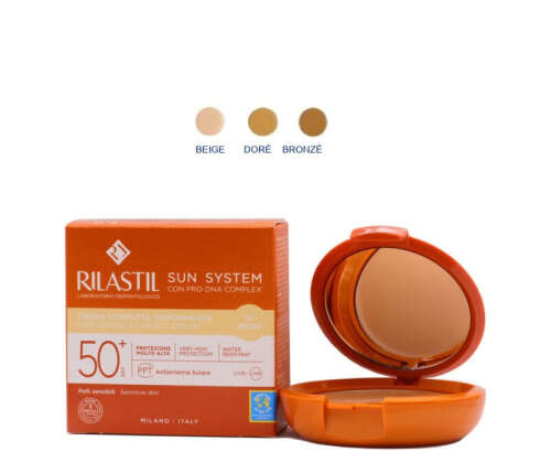 Rilastil Sun System SPF50+ Uniforming Compact Cream 10 gr - 02 Dore - 2