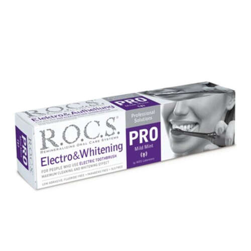 Rocs Pro Elektro - Beyazlatma Hafif Naneli Diş Macunu 60 ml - 1