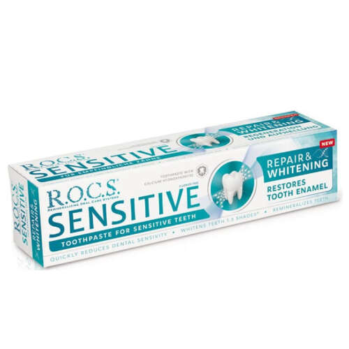 Rocs Sensitive Hassas Dişler İçin Beyazlatırıcı Diş Macunu 75 ml - 1