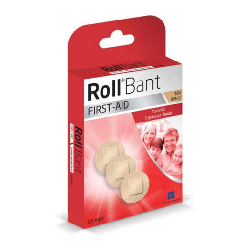 Roll Bant First Aid Yuvarlak Bant 20 Adet - 1