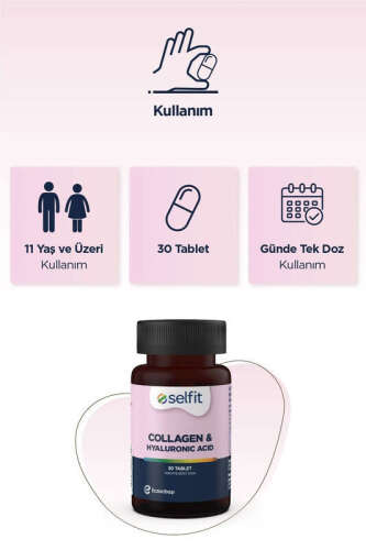 Selfit Collagen Hyaluronic Acit 30 Tablet - 3