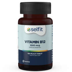 Selfit Vitamin B12 1000 Mcg 100 Dilaltı Tablet - 1