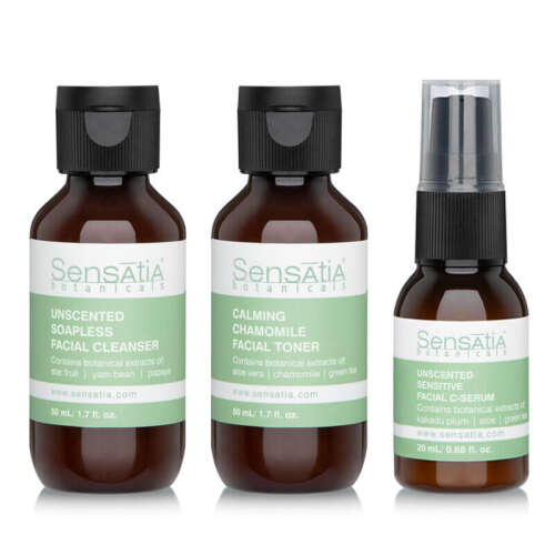 Sensatia Botanicals 3 Adımlı Cilt Bakım Seti - Unscented Sensitive - 3