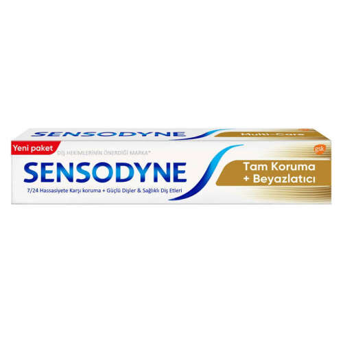 Sensodyne Tam Koruma ve Beyazlatıcı Diş Macunu 75 ml - 1