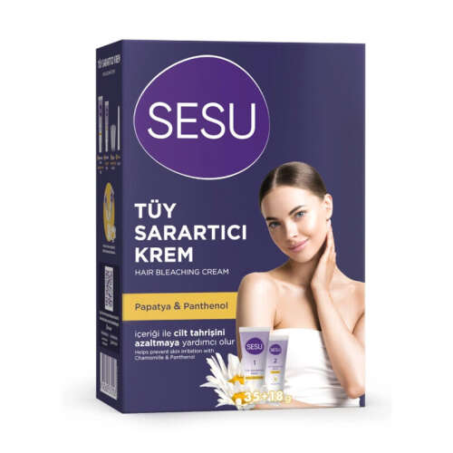 Sesu Tüy Sarartıcı Krem 35gr+18gr - 1